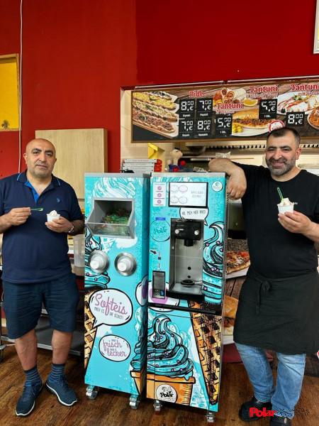 Softeis Selbstbedienungs Konzept