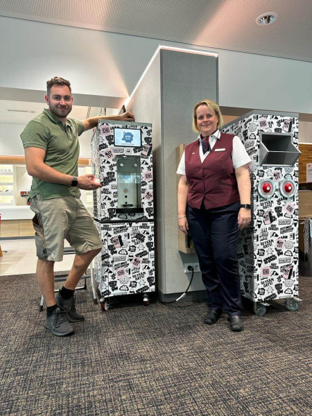 Softeis Selbstbedienungs Konzept