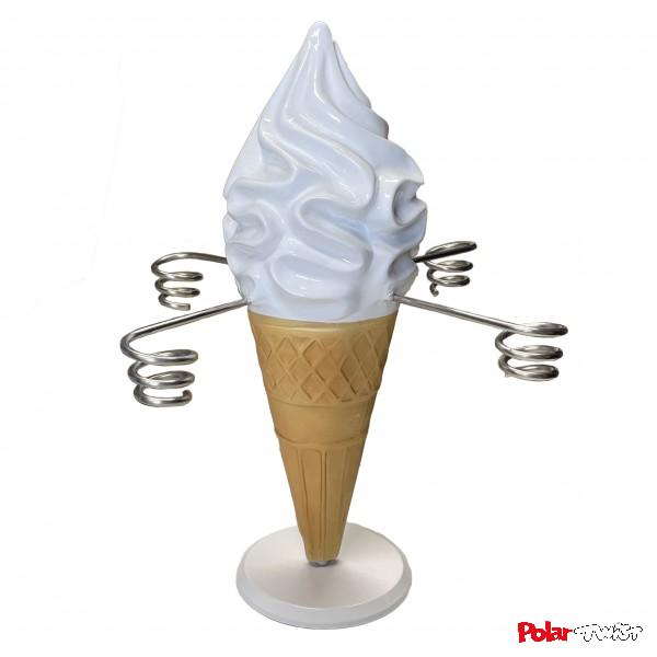 Eiswaffelhalter - Eiswaffel mit Softeis 34cm