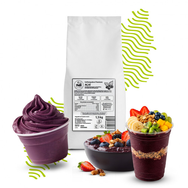 Softeispulver Premium AÇAÍ