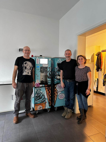 Softeis Selbstbedienungs Konzept