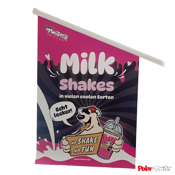 Milk Shake Fahne