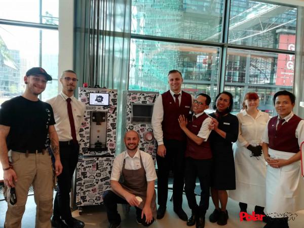 Softeis Selbstbedienungs Konzept