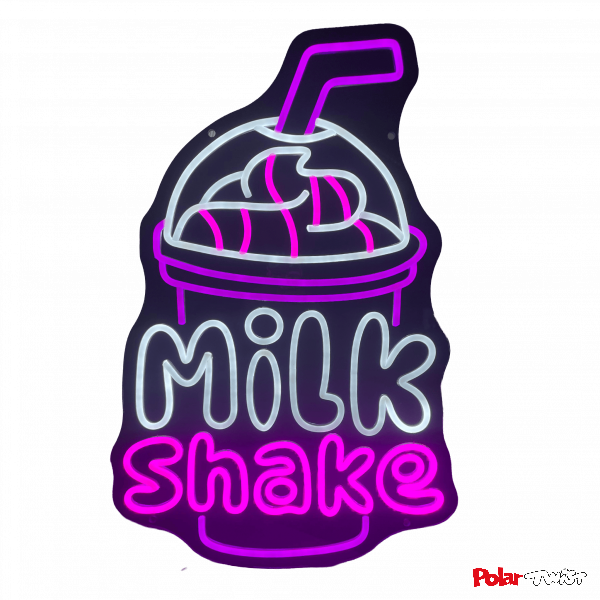 Milk Shake Leuchtreklame