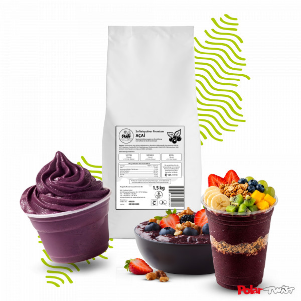 AÇAÍ Pulver für Bowls und Softeis