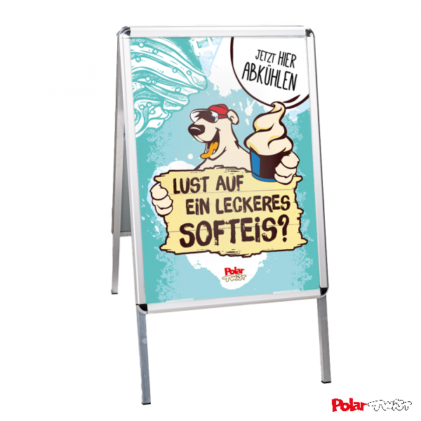 Kundenstopper inkl. Plakate