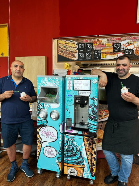 Softeis Selbstbedienungs Konzept