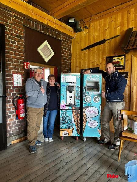 Softeis Selbstbedienungs Konzept