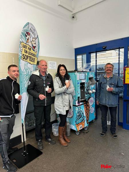 Softeis Selbstbedienungs Konzept