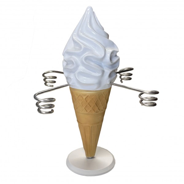 Eiswaffelhalter - Eiswaffel mit Softeis 34cm