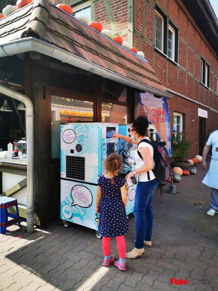 Softeis Selbstbedienungs Konzept