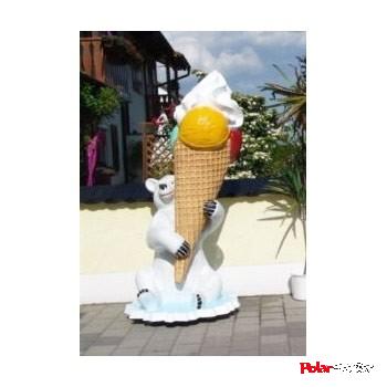Eisbär mit Kugeleistüte #1
