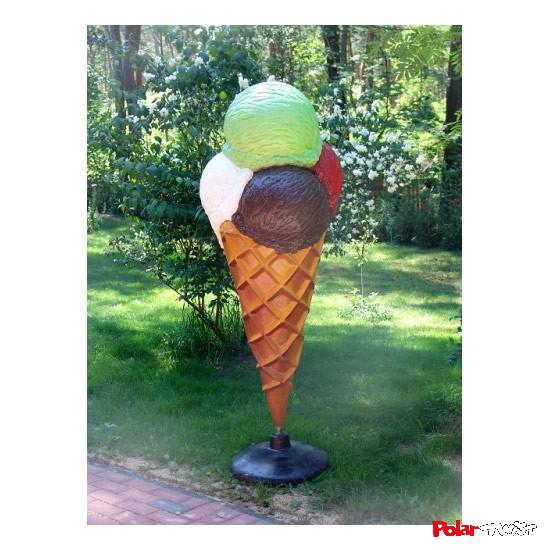 Kugeleistüte mit 4 Kugeln und Standfuß #2