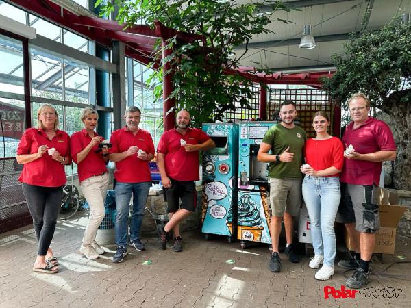 Softeis Selbstbedienungs Konzept