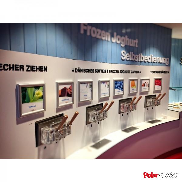 Selbstbedienung Softeismaschinen Frozen Yogurt Maschinen von Polar Twist