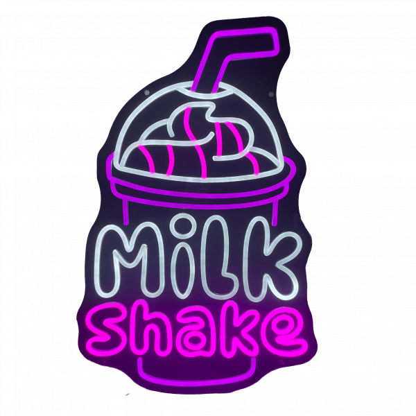 Milk Shake Leuchtreklame