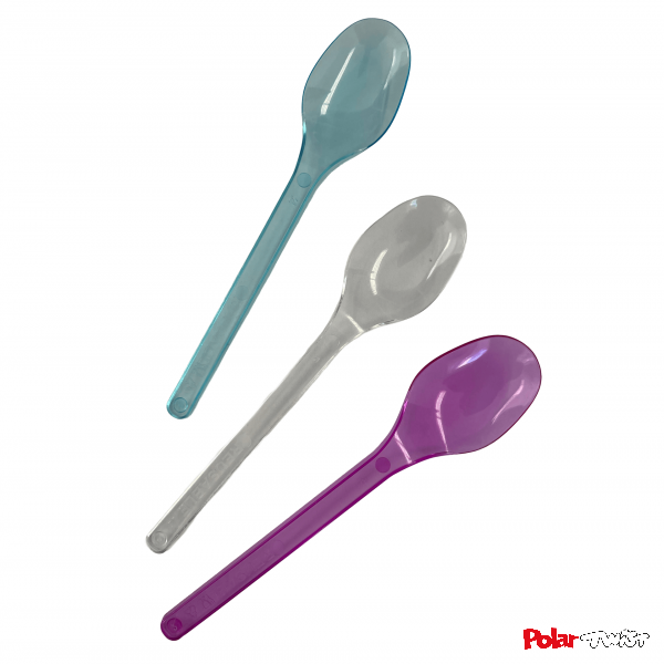 Mehrweg Löffel multicolour-transparent 13cm