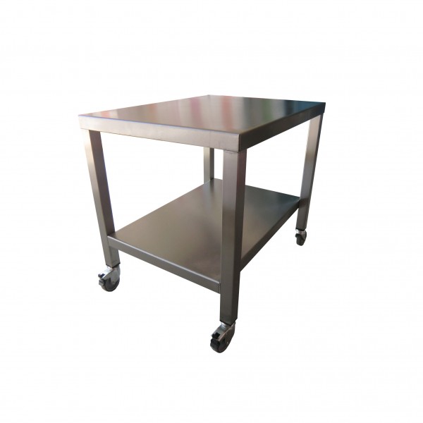 Edelstahl Rollwagen für 2-Zapfer