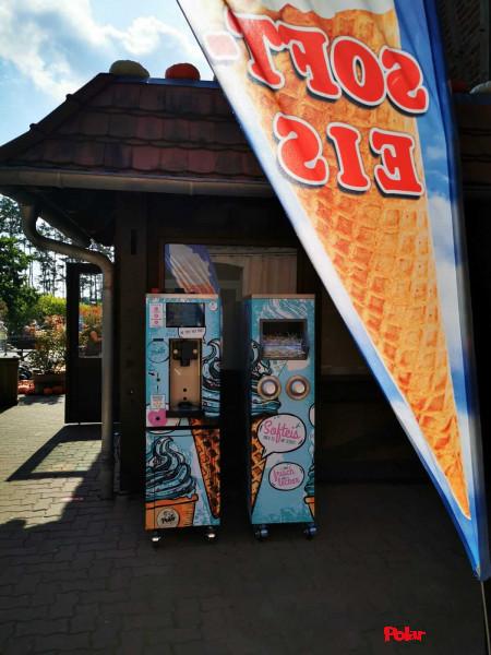 Softeis Selbstbedienungs Konzept