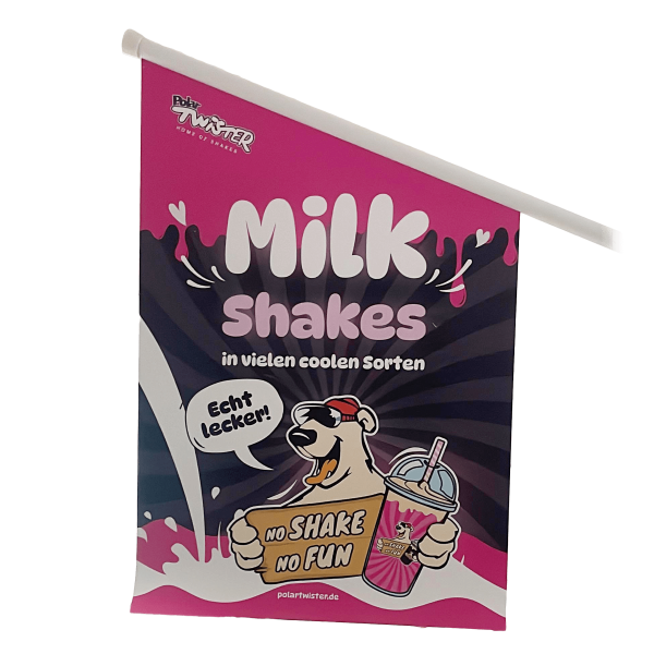 Milk Shake Fahne
