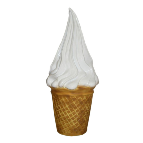 Waffelbecher mit Softeis Vanille