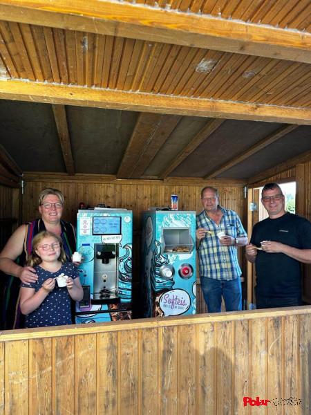 Softeis Selbstbedienungs Konzept