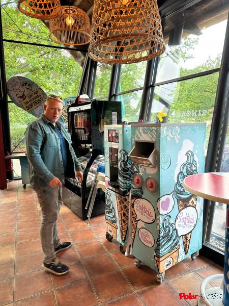 Softeis Selbstbedienungs Konzept