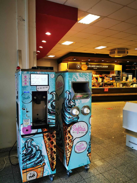 Softeis Selbstbedienungs Konzept