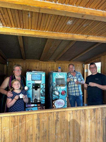 Softeis Selbstbedienungs Konzept