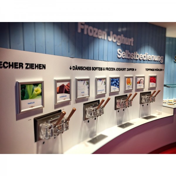 Selbstbedienung Softeismaschinen Frozen Yogurt Maschinen von Polar Twist