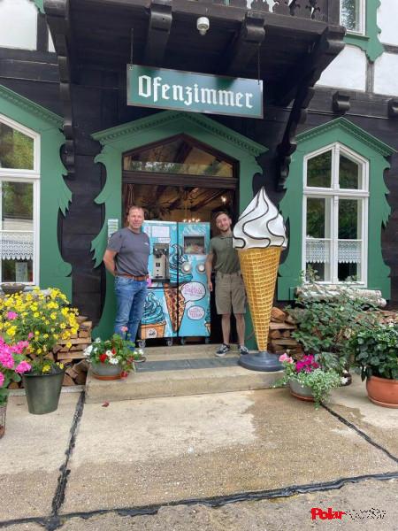 Softeis Selbstbedienungs Konzept