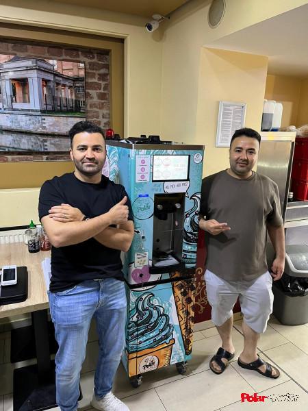 Softeis Selbstbedienungs Konzept