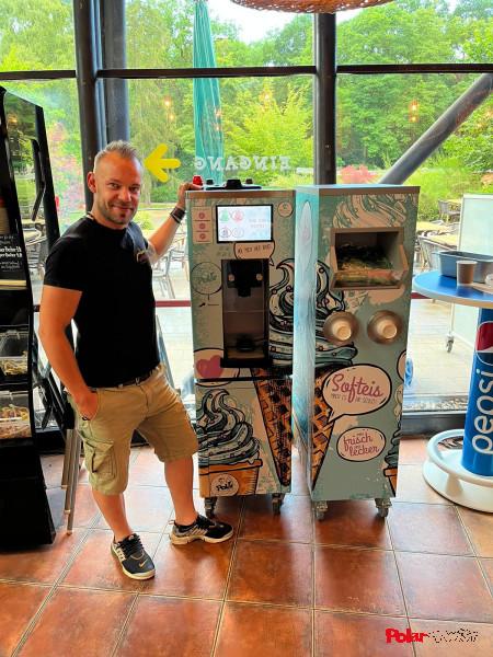 Softeis Selbstbedienungs Konzept