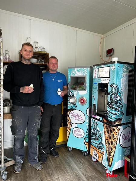 Softeis Selbstbedienungs Konzept