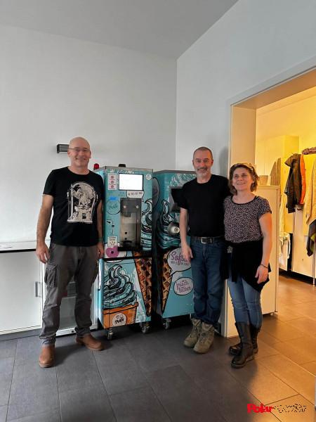 Softeis Selbstbedienungs Konzept